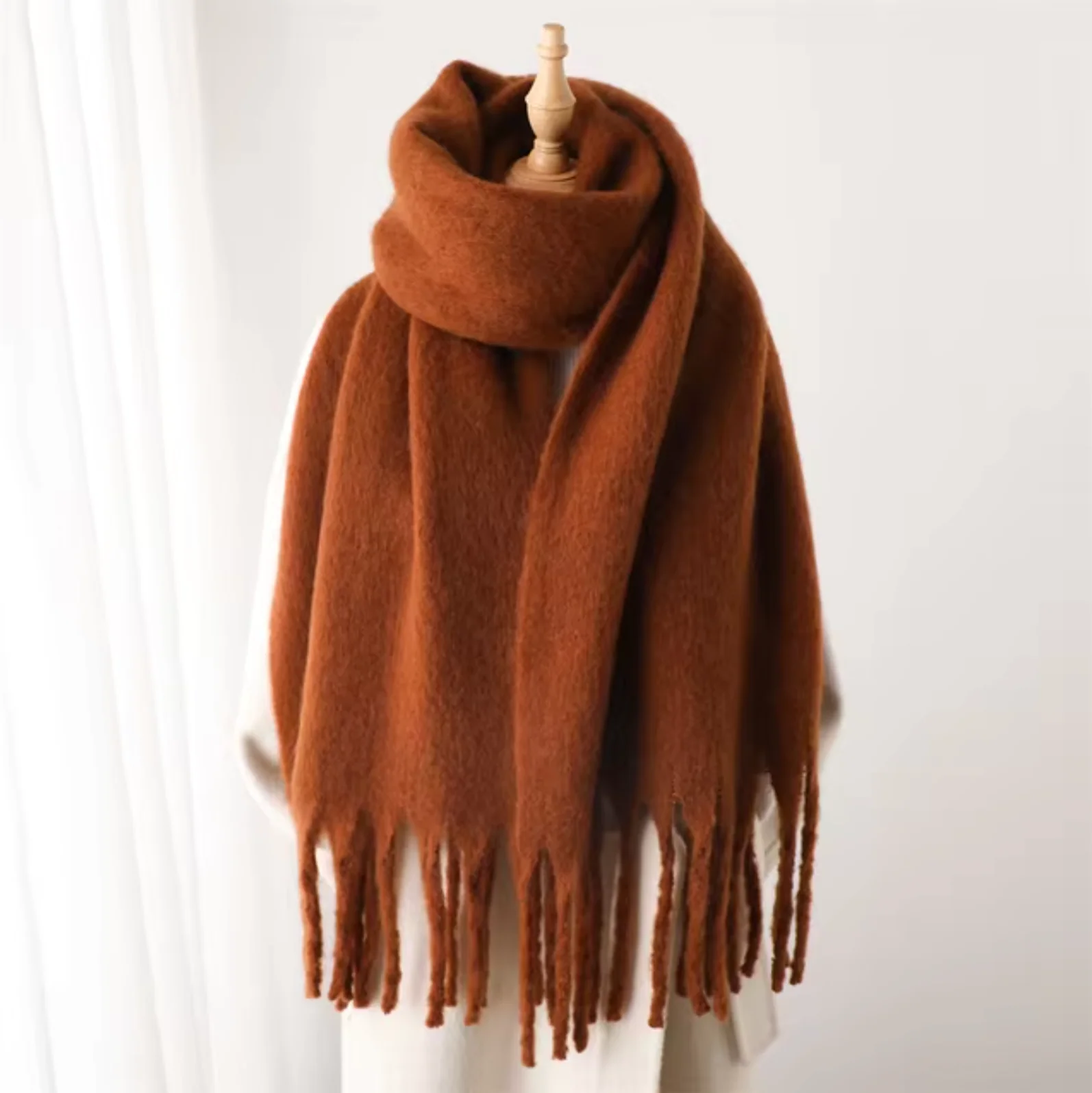 Oversized Cozy Women’s Winter Scarf -Blanket Style Cashmere - Image 20