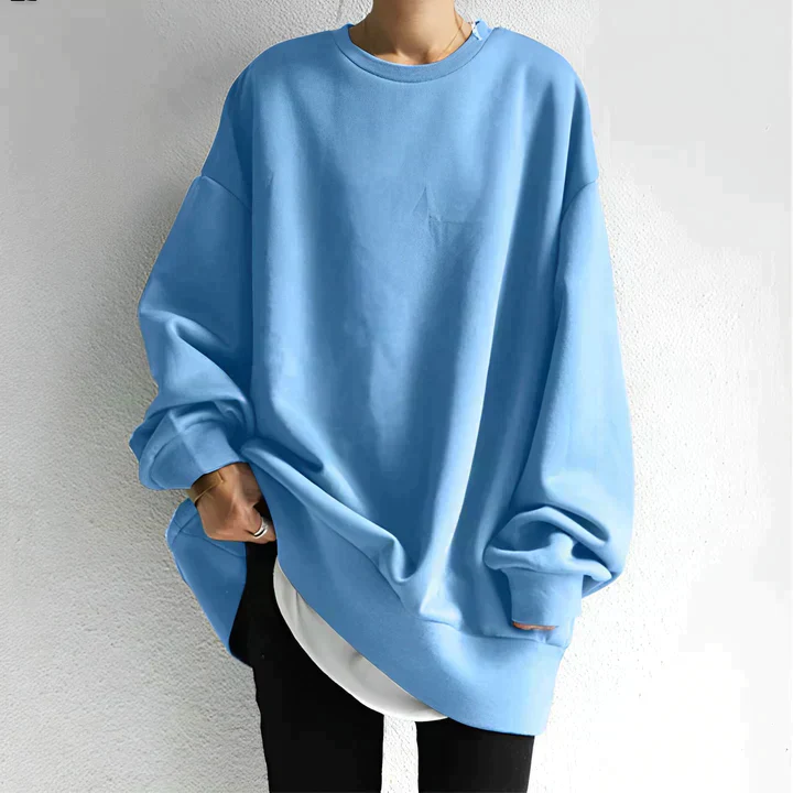 Oversized Cozy Womens Pullover - Relaxed Drop Shoulder Knit - Image 4
