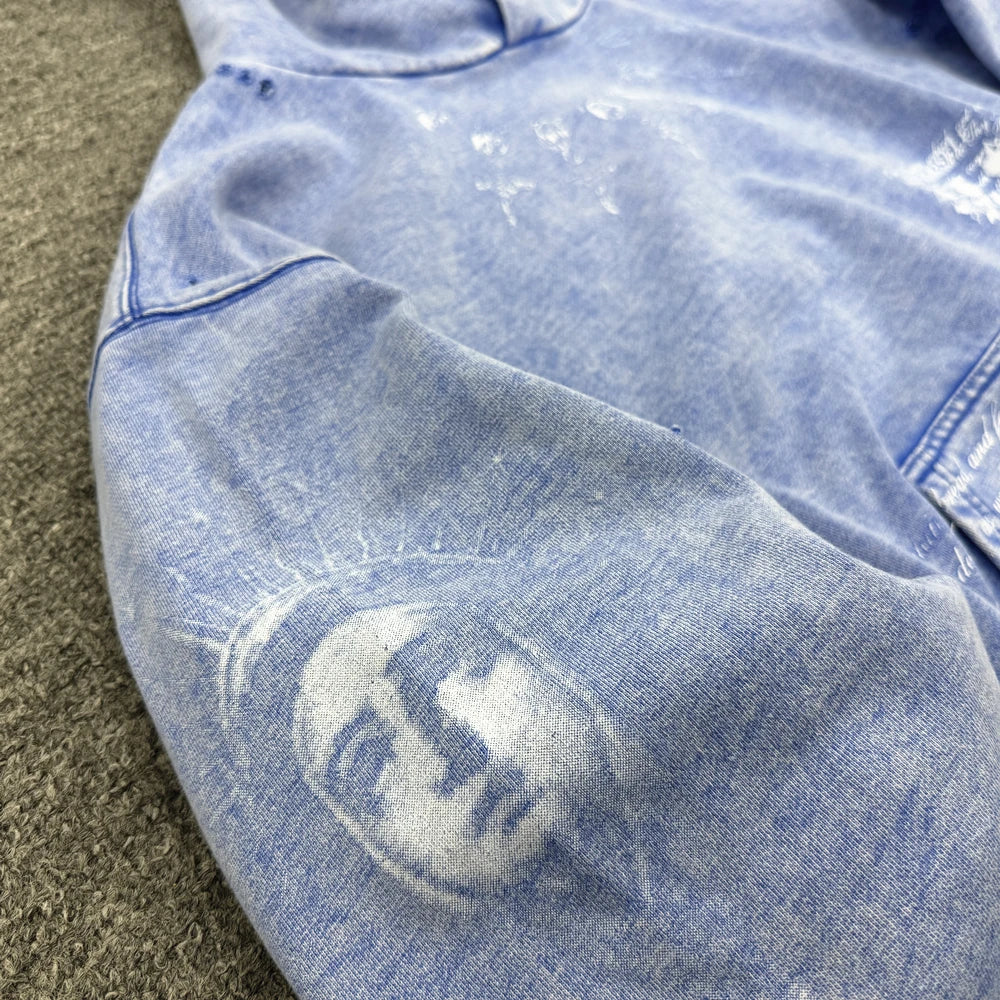 Oversized Men's Hooded Sweatshirt - Washed Cotton Street - Image 8