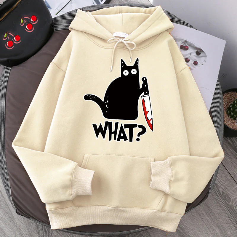 Oversized Men’s Hoodie - Graphic Pullover, Wool Lined Casual - Image 10