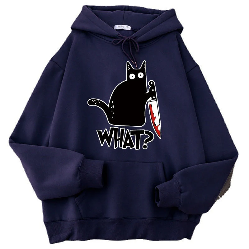 Oversized Men’s Hoodie - Graphic Pullover, Wool Lined Casual - Image 5