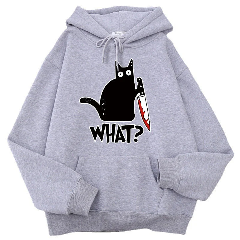 Oversized Men’s Hoodie - Graphic Pullover, Wool Lined Casual - Image 6