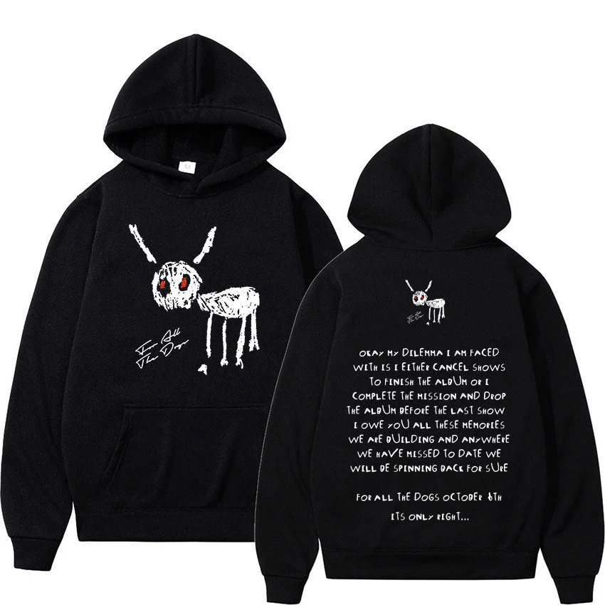 Oversized Men's Hoodie - Relaxed Spandex Blend, Streetwear - Image 10