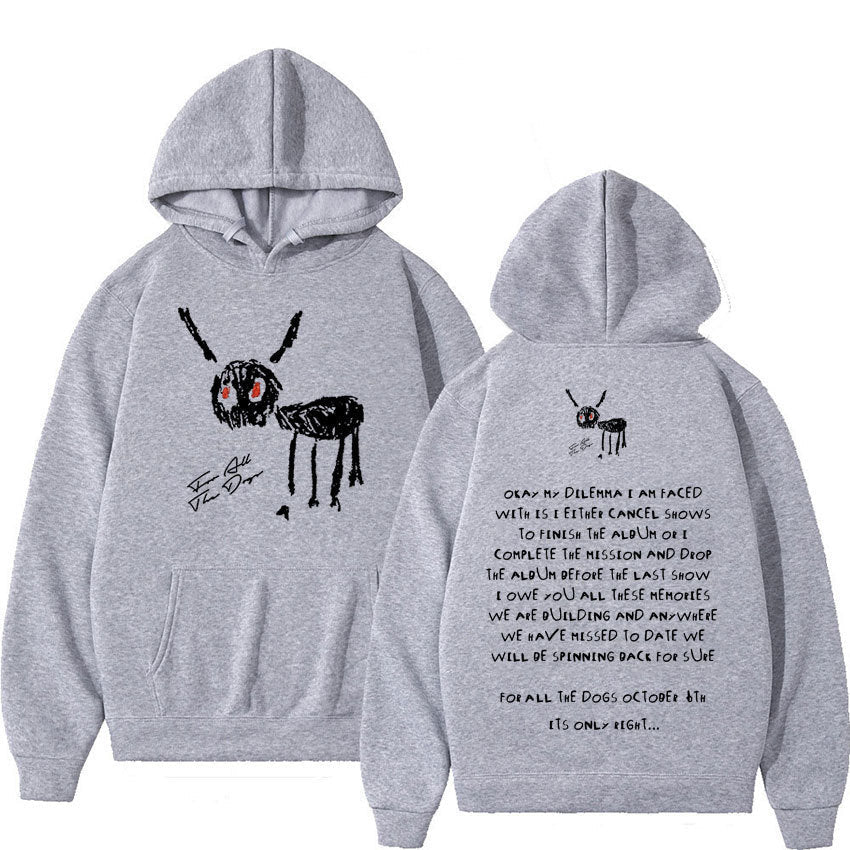 Oversized Men's Hoodie - Relaxed Spandex Blend, Streetwear - Image 12