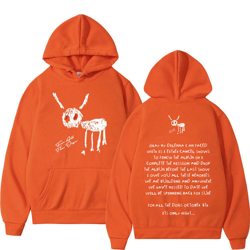 Oversized Men's Hoodie - Relaxed Spandex Blend, Streetwear - Image 18
