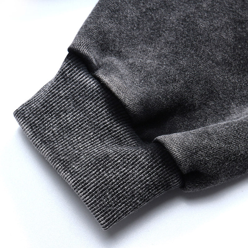 Oversized Mens Hoodie - Relaxed Cut, Vintage Cotton, Casual - Image 5