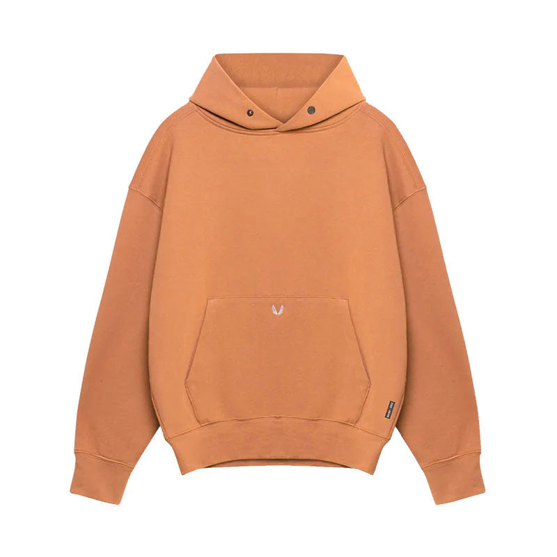 Oversized Relaxed Men's Pullover Hoodie - Cotton, Casual - Image 5