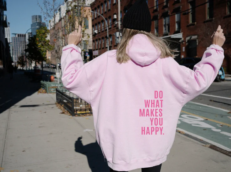 Oversized Relaxed Women's Hoodie - Dropped Shoulder Cotton - Image 8