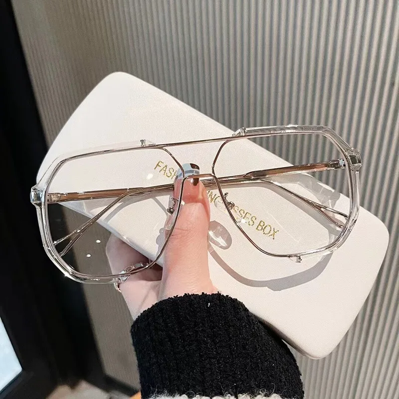 Oversized Sunglasses Women 2025 Unique One Piece UV400 Fashion Eyewear - Image 5