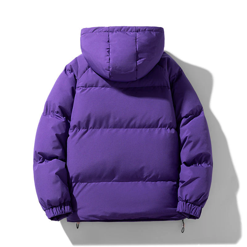 Oversized Unisex Hooded Jacket - Wide Puffer Duck Fill Cold - Image 2