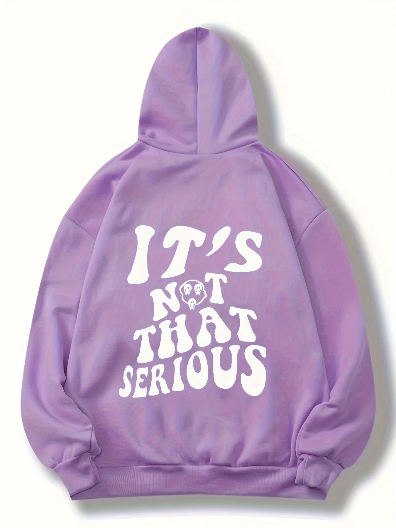 Oversized Women's Hoodie - Drop Shoulder, Fleece, Casual - Image 6