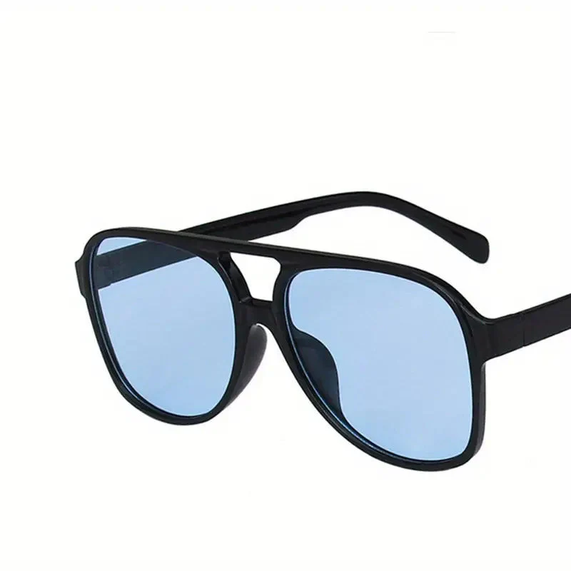Oversized women’s retro sunglasses – bold design, plastic, for summer - Image 7