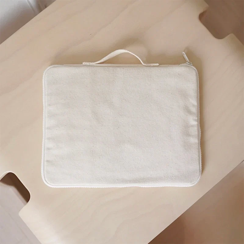 Pencil Case Canvas Kids Stationery Organizer Bag Desk Crayon Holder Back To School 2025 Portable Tidy Workspace - Image 2