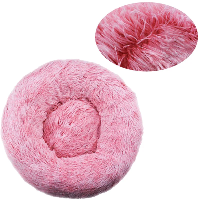 Pet Bed Round Plush Bed Winter Warm 2026 Washable Cozy Comfort For Pets - Image 12