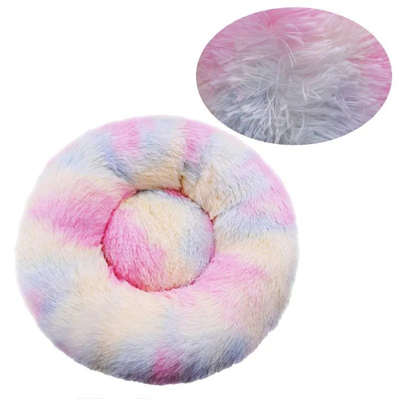Pet Bed Round Plush Bed Winter Warm 2026 Washable Cozy Comfort For Pets - Image 13