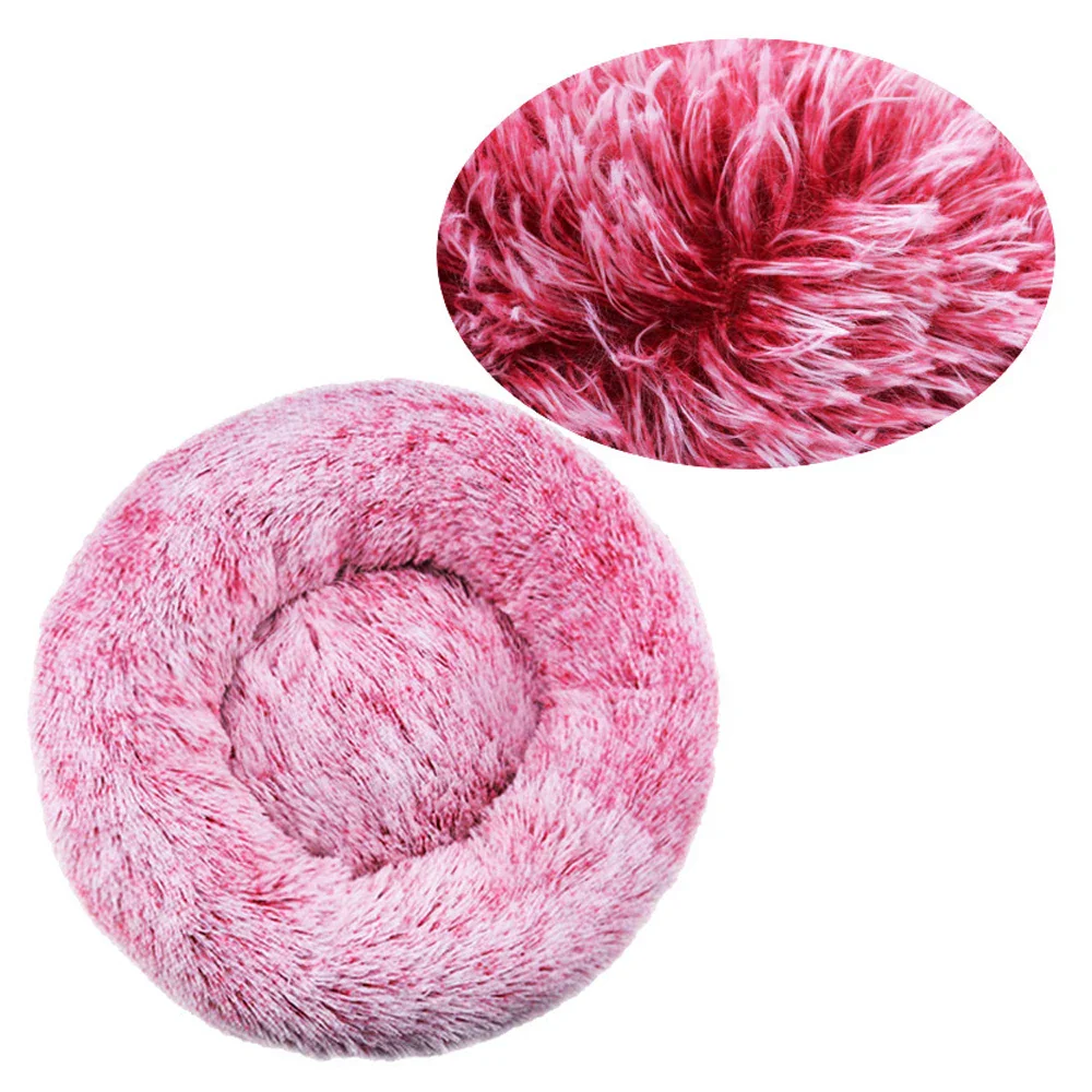 Pet Bed Round Plush Bed Winter Warm 2026 Washable Cozy Comfort For Pets - Image 15