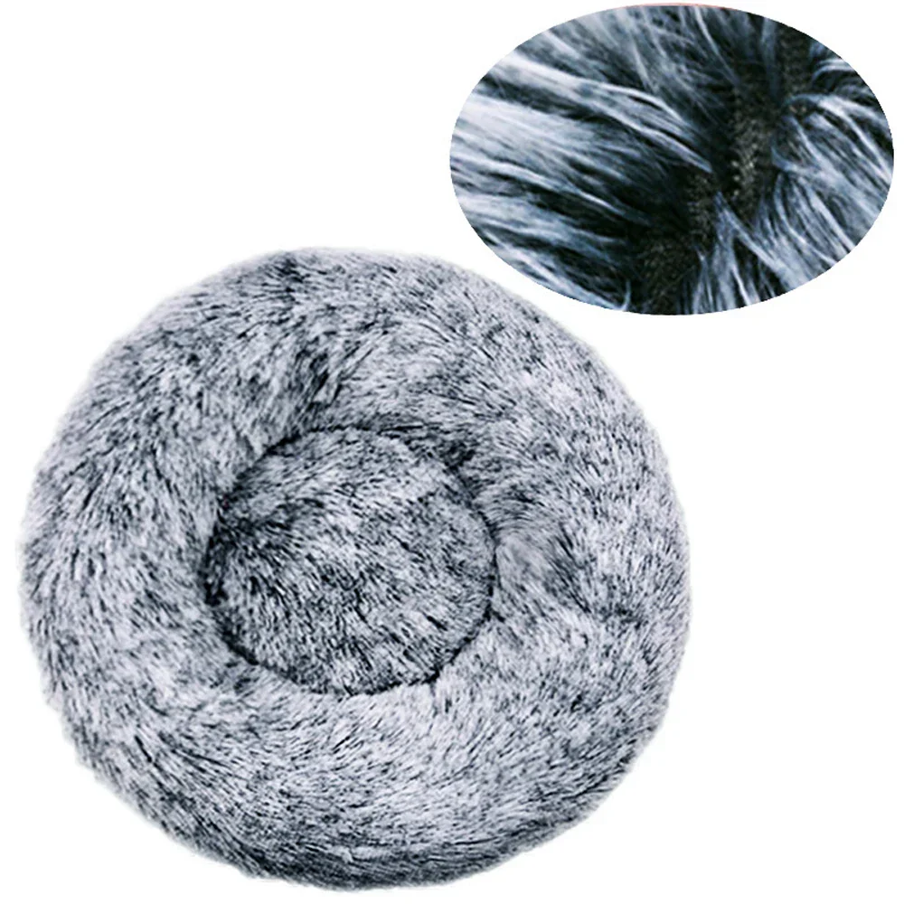Pet Bed Round Plush Bed Winter Warm 2026 Washable Cozy Comfort For Pets - Image 7