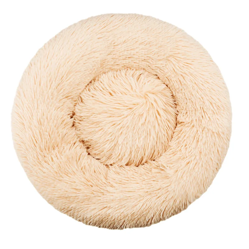 Pet Bed Round Plush Bed Winter Warm 2026 Washable Cozy Comfort For Pets - Image 9