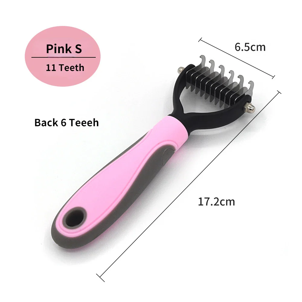 Pet Grooming Care Deshedding Brush for Dogs & Cats - Fur Remover & Knot Cutter Comb - Image 13