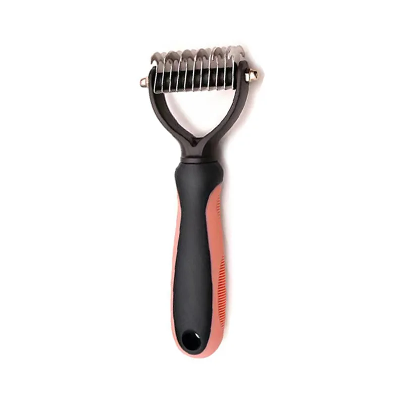 Pet Grooming Care Deshedding Brush for Dogs & Cats - Fur Remover & Knot Cutter Comb - Image 15