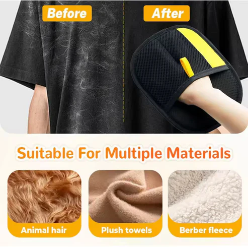 Pet Hair Removal Gloves Double Sided Reusable Grooming Mitt Home Cleaning 2025 Fast Fur Pickup - Image 3
