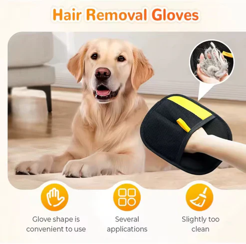 Pet Hair Removal Gloves Double Sided Reusable Grooming Mitt Home Cleaning 2025 Fast Fur Pickup - Image 5