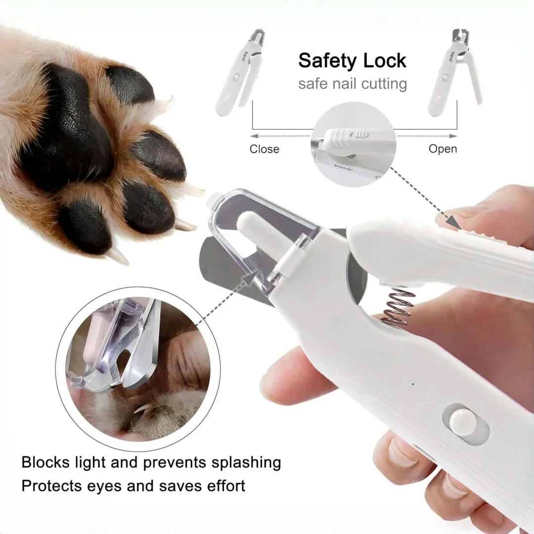 Pet Nail Grinder Quiet Grooming Tool With 2 LED Lights Safe Cat And Dog Nail Care Holiday Gifts 2026 - Image 3