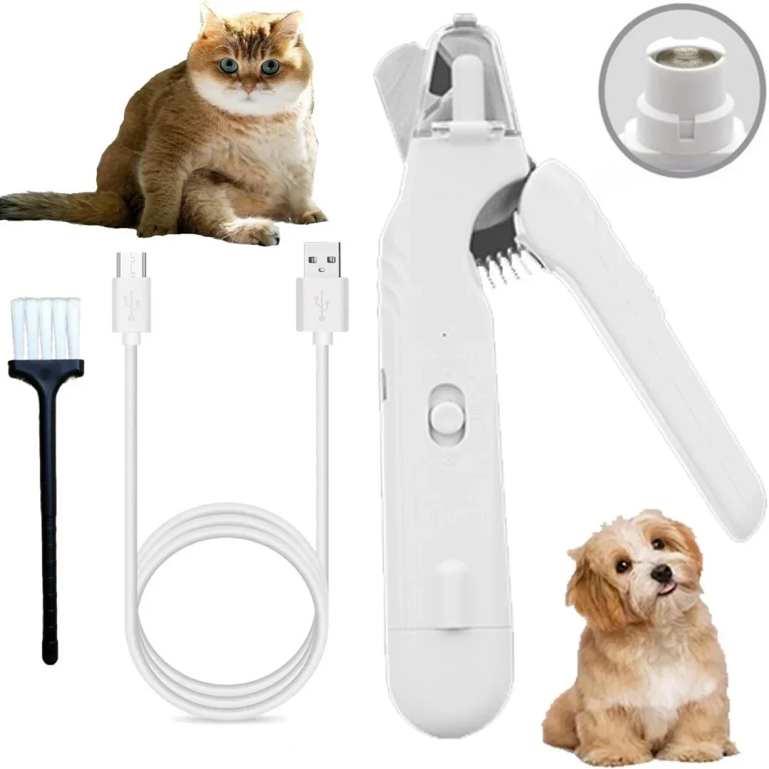 Pet Nail Grinder Quiet Grooming Tool With 2 LED Lights Safe Cat And Dog Nail Care Holiday Gifts 2026 - Image 7