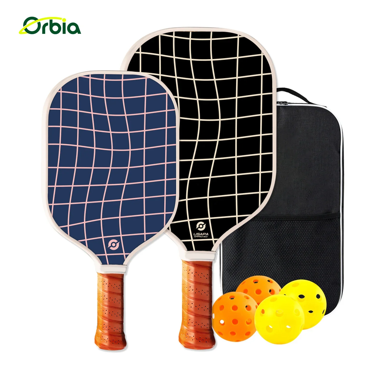 Pickleball Paddle Set for Family, Durable Glass Fiber with 13mm PP Core, Lightweight Outdoor Pickleball Equipment - Image 8