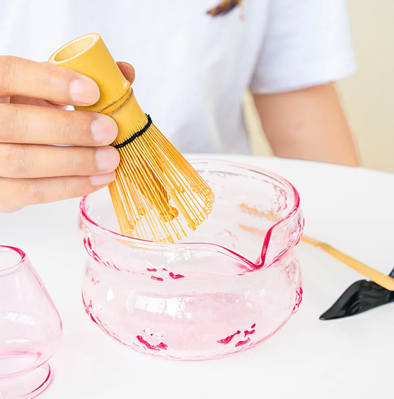 Matcha Mixing Glass Bowl Heat Resistant Tea Whisk Bowl - Image 4