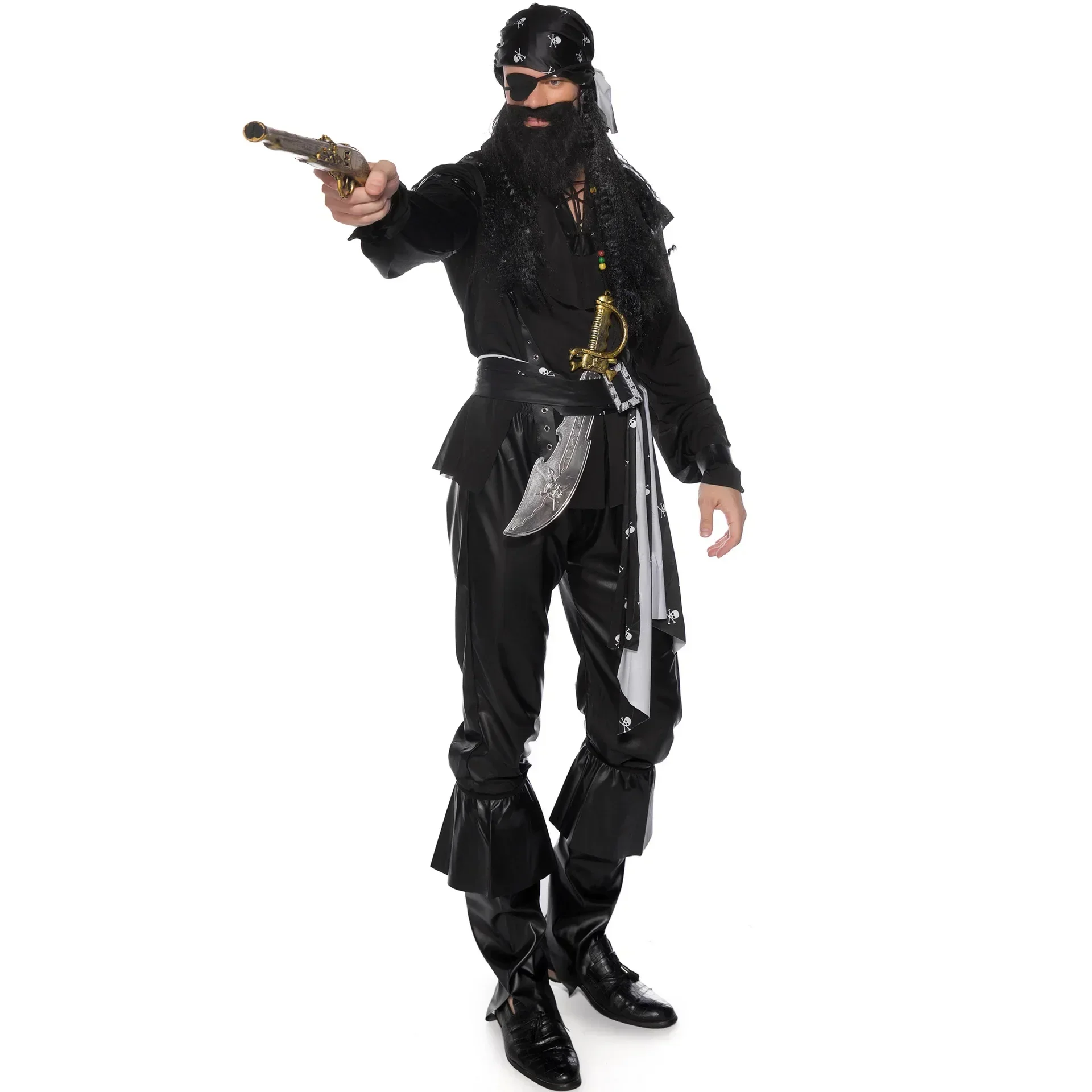Pirate Costume Couple Set Halloween Carnival Cosplay - Image 10