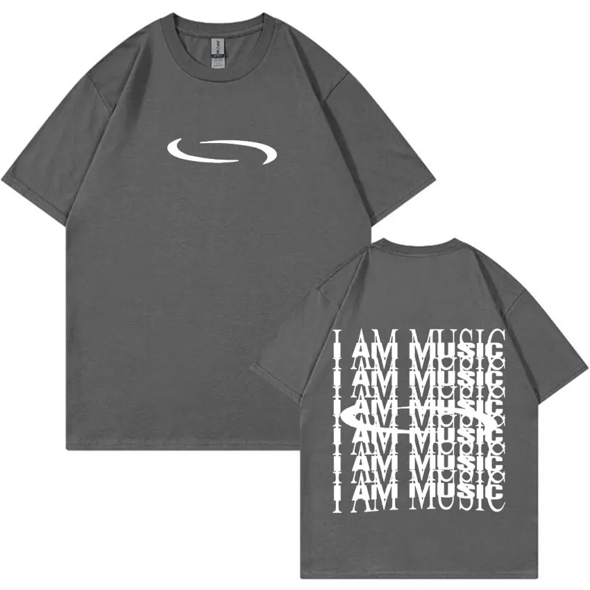 PlayBoi Carti ''I'm Music T-shirt'' Opium Ken Carson Tour Rap Fashion Hip Hop Oversized Tees - Image 5
