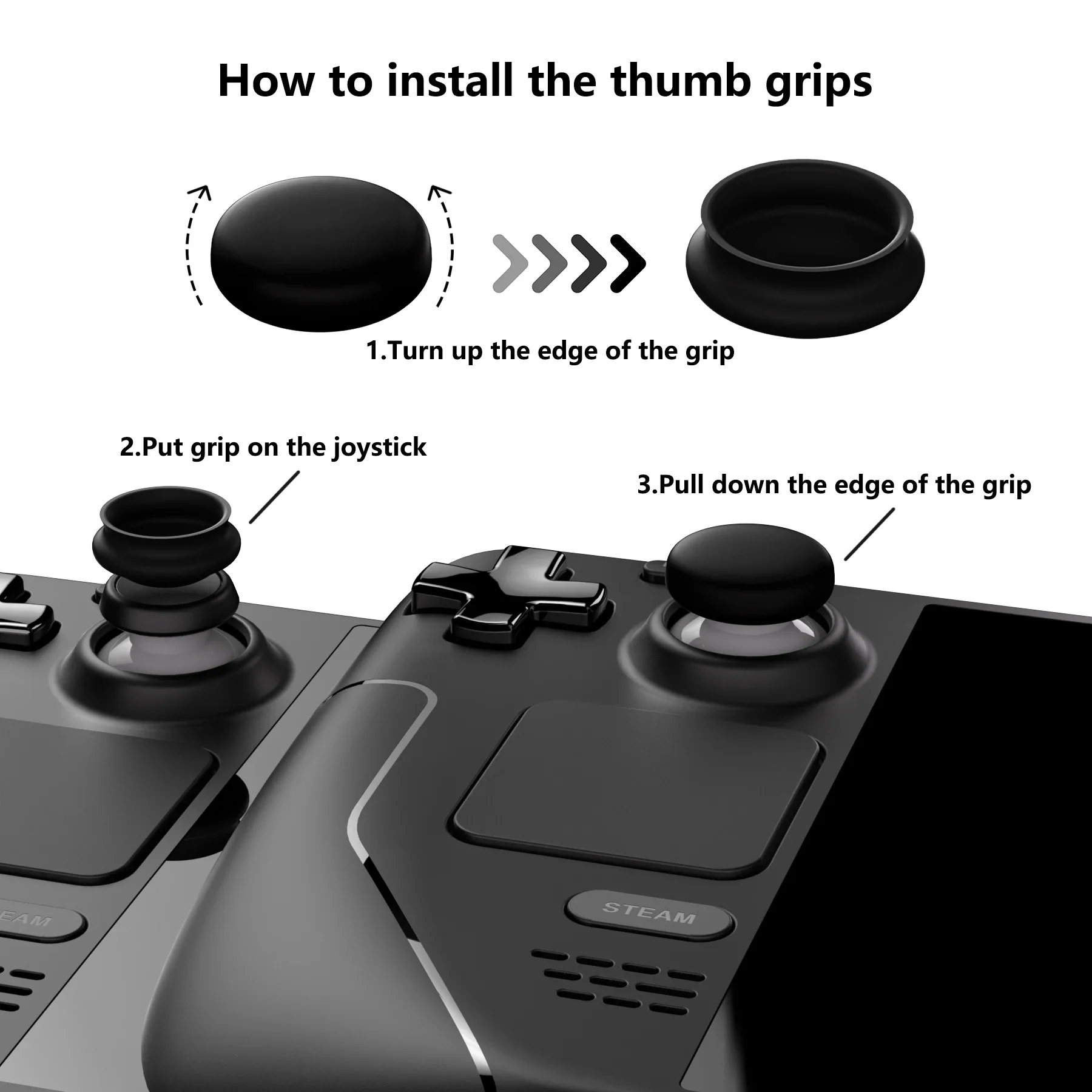 Thumb Grip Caps Cat Joystick Covers Steam Deck PS Portal - Image 6