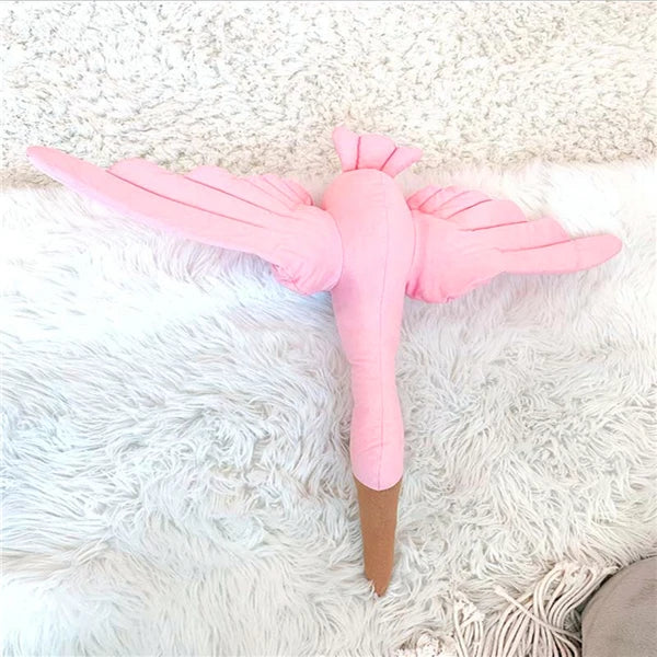 Plush Swan Wall Hanging Mobile Soothing Pillow Nursery Decor Fall 2025 Boho Kids Room Calming Accent - Image 9