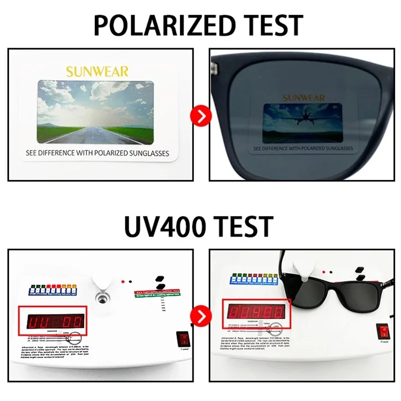 Polarized Sunglasses for Men Night Vision - PC Frame Outdoor Sport Goggles - Image 11