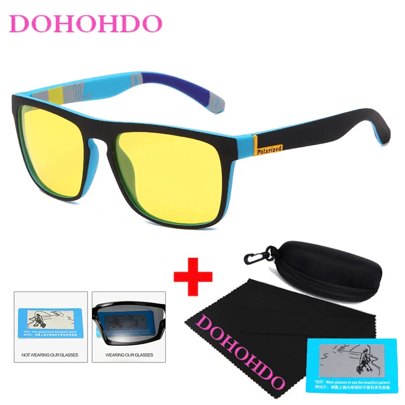 Polarized Sunglasses Night Vision Unisex Square Frame UV400 Anti Glare Driving Glasses Fall 2025 Trend - Image 15