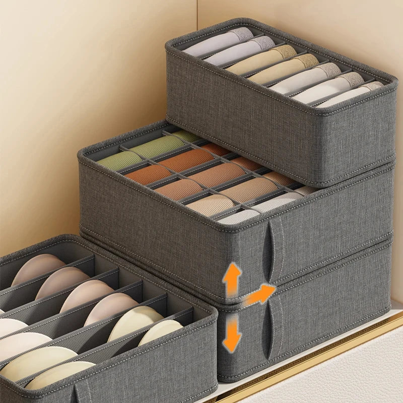Polyester Sock Bra Organizer Box with 20 Grids - Home Organizers for Drawers & Cabinets - Image 5