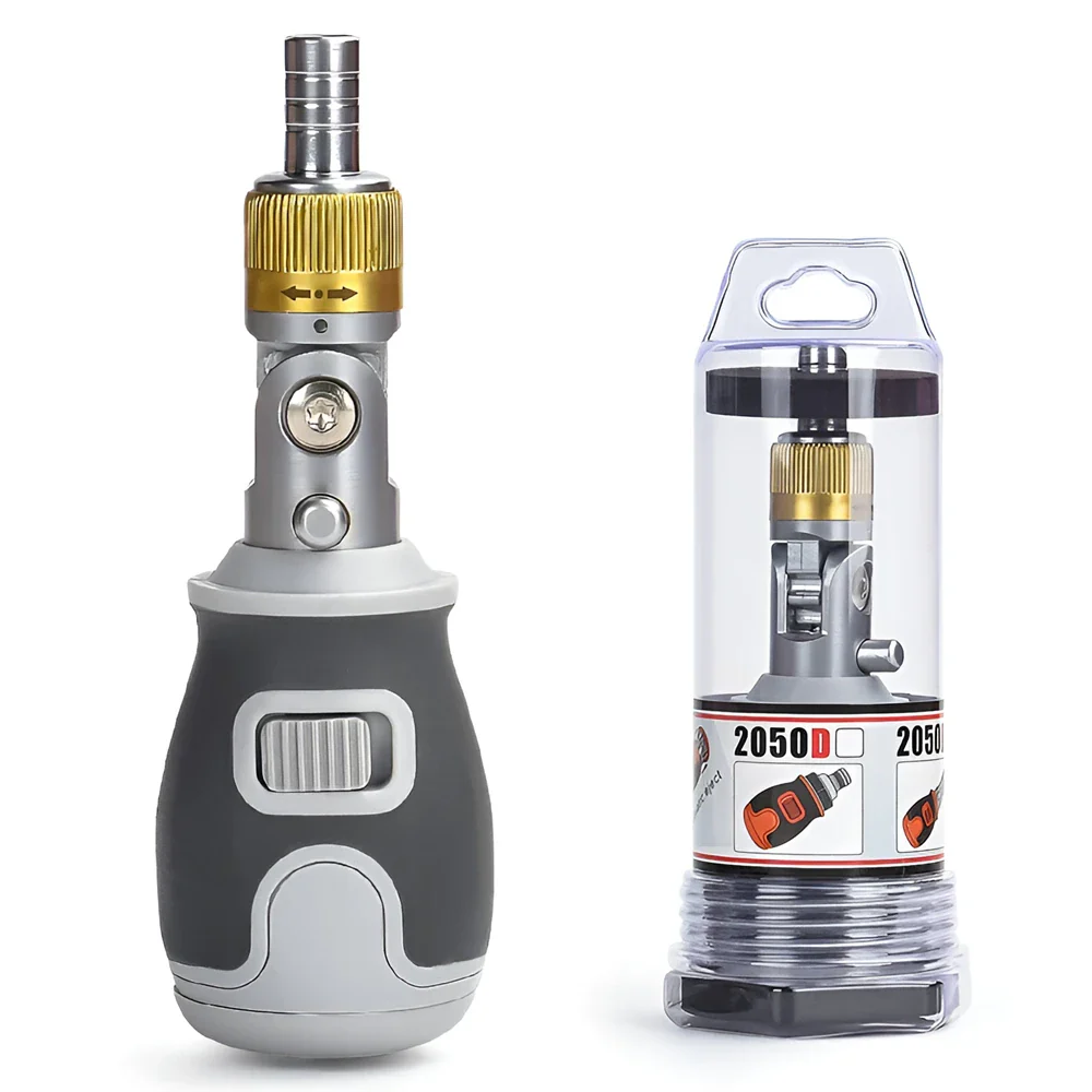 Portable 8-in-1 Mini Ratchet Screwdriver Set - Magnetic Multi-Tools for Home Use - Image 6