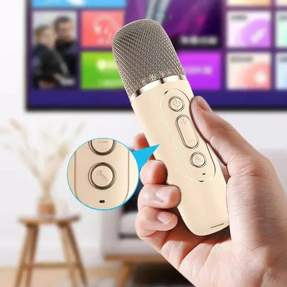 Portable Bluetooth Karaoke Machine with Wireless Microphones - Fun Family Singing Gift - Image 6