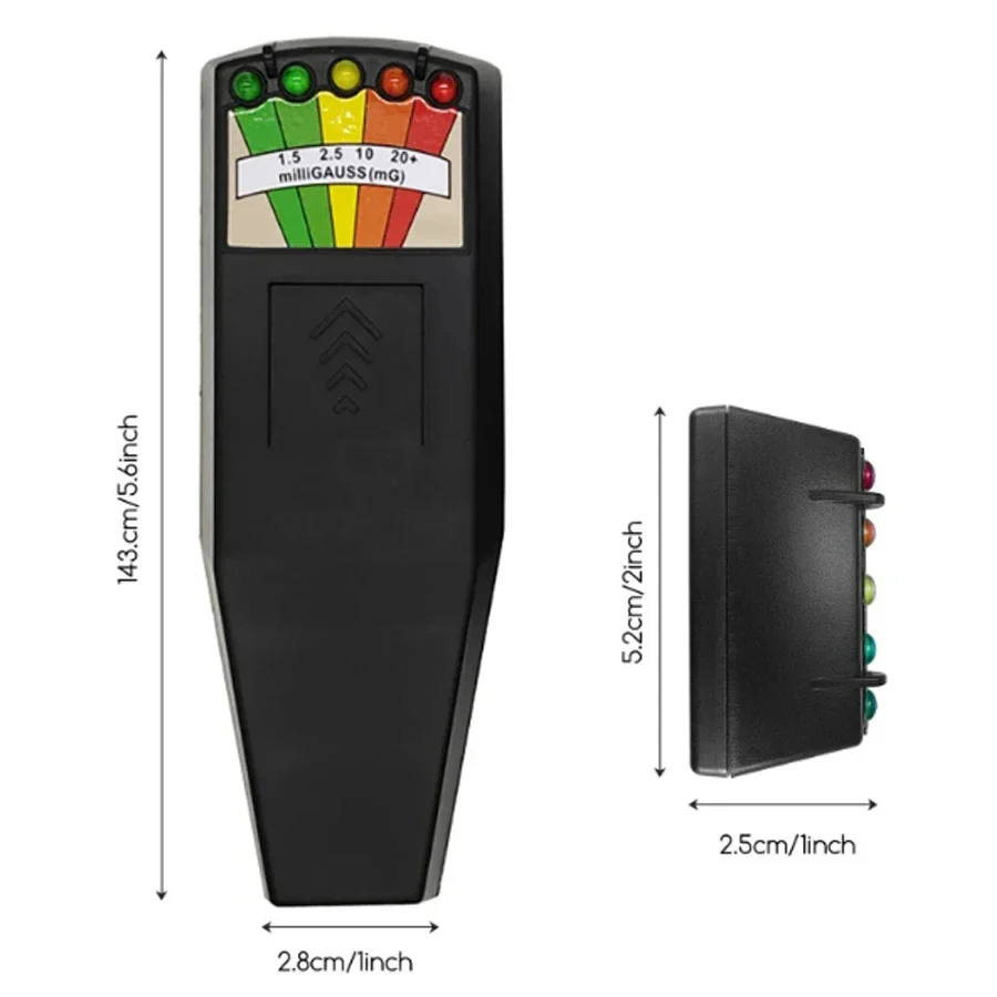 Portable EMF Meter with 5 LED Indicators for Ghost Hunting, Accurate EMF Reader and Detector, Lightweight and Compact Design - Image 3