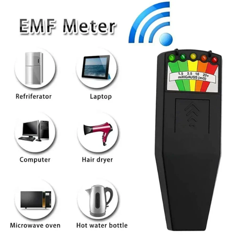 Portable EMF Meter with 5 LED Indicators for Ghost Hunting, Accurate EMF Reader and Detector, Lightweight and Compact Design - Image 5