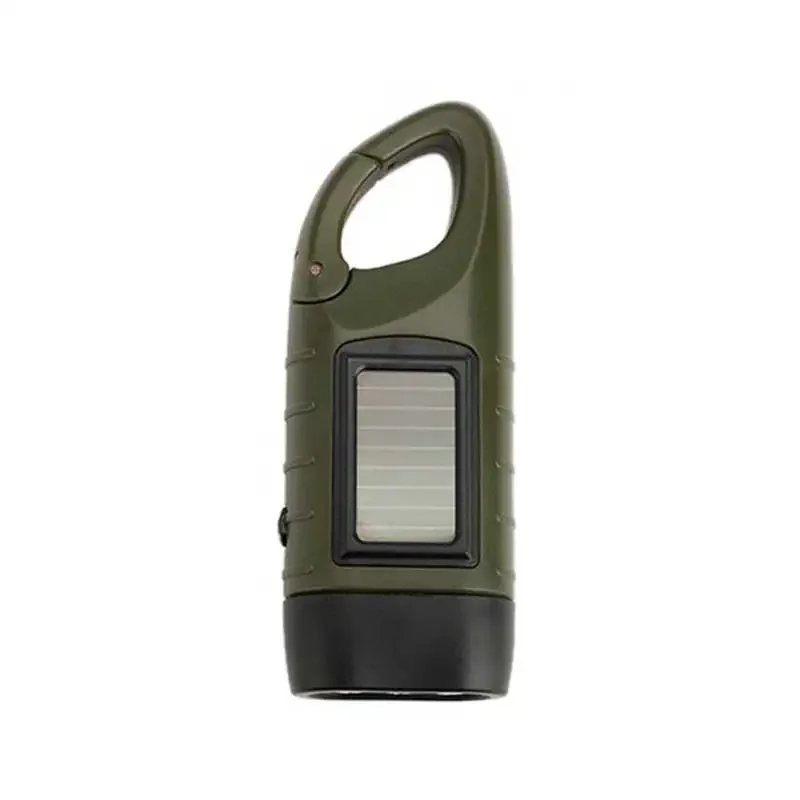 Portable LED Flashlight Tent Light Hand Crank Solar Torch - Outdoor Camping Hiking Emergency Lantern - Image 8