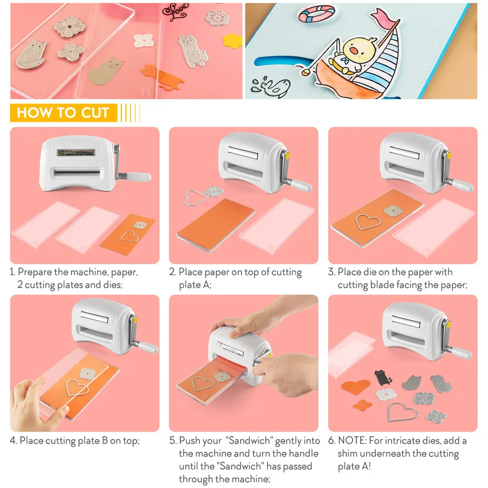 Portable Manual Die Cutting And Embossing Machine For Cards - Image 6