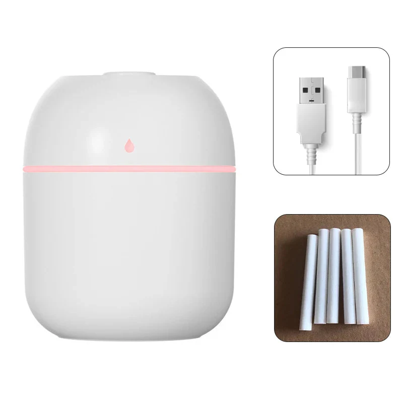 Portable USB Ultrasonic Air Mini Humidifier Diffuser with LED Lamp - Car Purifier Aroma Mist Maker for Home & Travel - Image 10