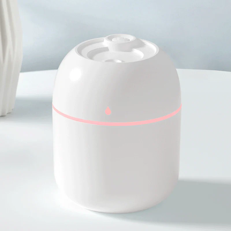 Portable USB Ultrasonic Air Mini Humidifier Diffuser with LED Lamp - Car Purifier Aroma Mist Maker for Home & Travel - Image 4