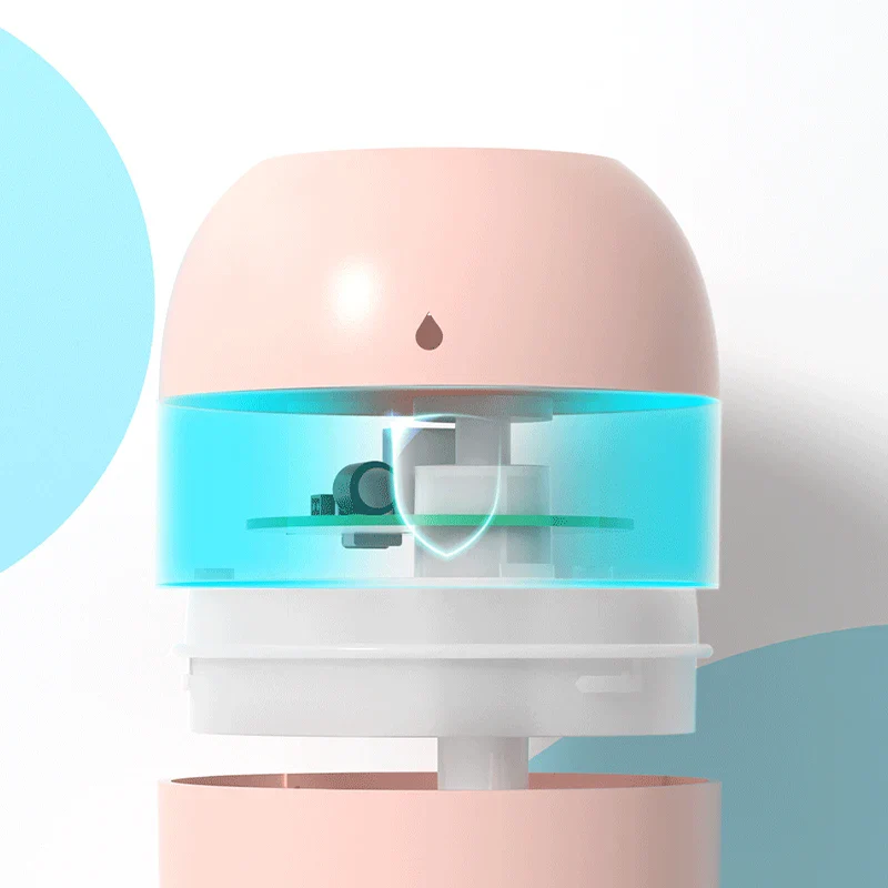 Portable USB Ultrasonic Air Mini Humidifier Diffuser with LED Lamp - Car Purifier Aroma Mist Maker for Home & Travel - Image 5