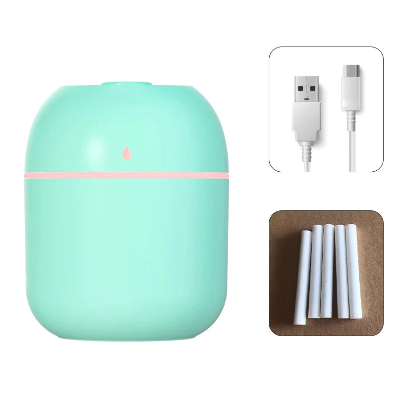 Portable USB Ultrasonic Air Mini Humidifier Diffuser with LED Lamp - Car Purifier Aroma Mist Maker for Home & Travel - Image 9