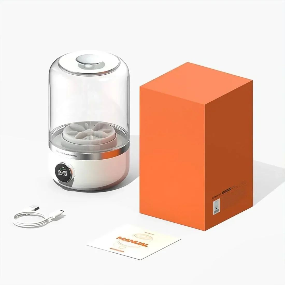 Portable Washing Machine 1L USB Mini Underwear Washer Travel Fall 2025 Dehydrator Quick On The Go Laundry - Image 6