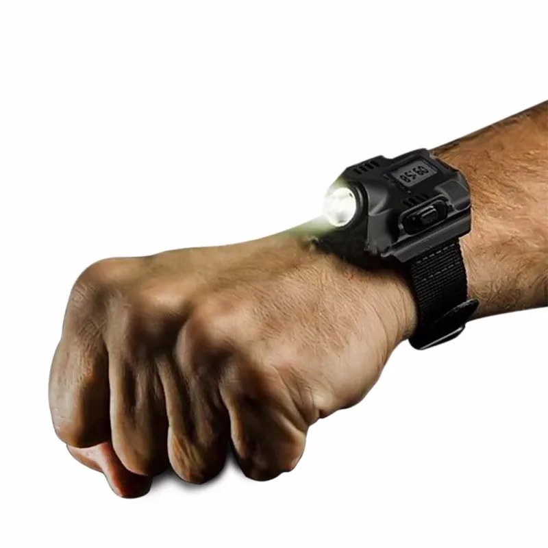 Portable Wrist Light USB Rechargeable Tactical LED Handsfree - Image 5