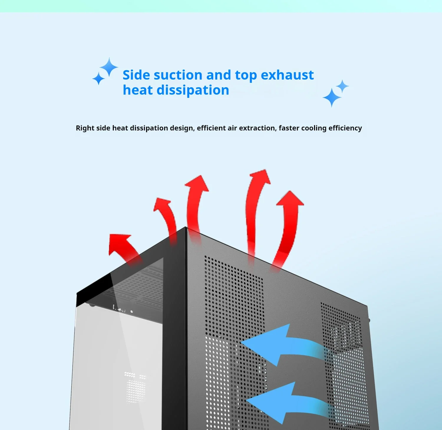 Gaming PC Case Dreamland Pro ATX Dual Glass 360mm Chassis - Image 15